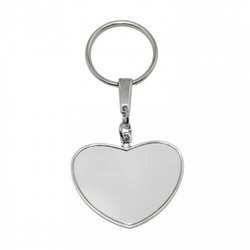 Portachiavi in Metallo Cuore per la stampa Sublimazione Trasferimento termico