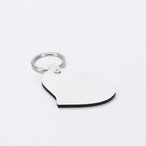 Portachiavi in MDF double face per sublimazione - amante del cuore