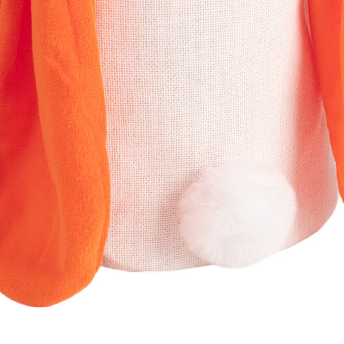 Borsa a forma di lepre per sublimazione - orecchie arancioni