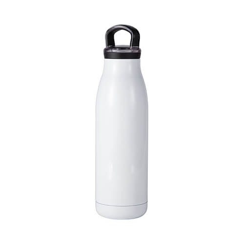 Borraccia - Borraccia da 500 ml con manico verticale per sublimazione - bianca