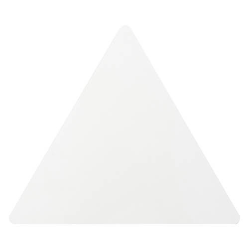 Cornice triangolare in MDF per sublimazione - 17,8 x 20,3 cm