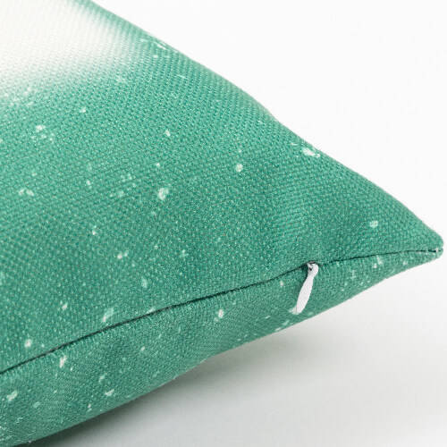 Federa in lino 40 x 40 cm Bleached Starry Green per sublimazione