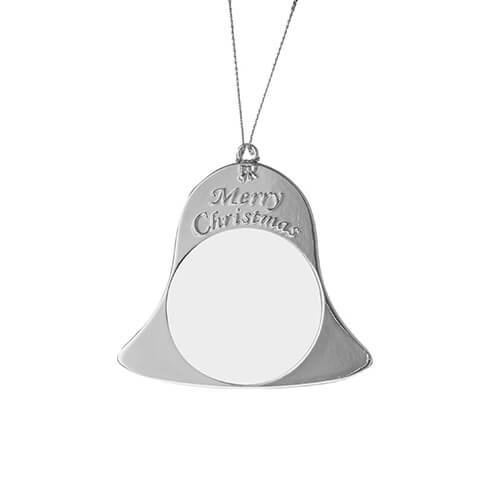 Ciondolo in metallo per sublimazione - campana d'argento