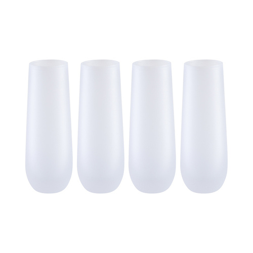 Set di 4 bicchieri da champagne da 300 ml stampabili