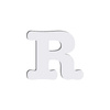 Lettera decorativa da MDF per sublimazione 10 cm R