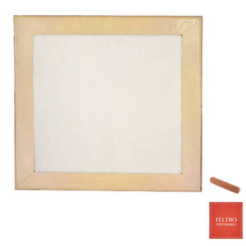 Drewniana ramka 24 x 24 cm z filcem do nadruku Sublimacja Termotransfer