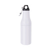 Contenitore in acciaio inox da 360 ml per bottiglia di birra con apri - bianco