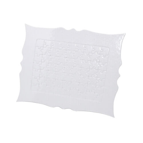 Cornice puzzle di cartone 25 x 20 cm 63 elementi Trasferimento termico a sublimazione