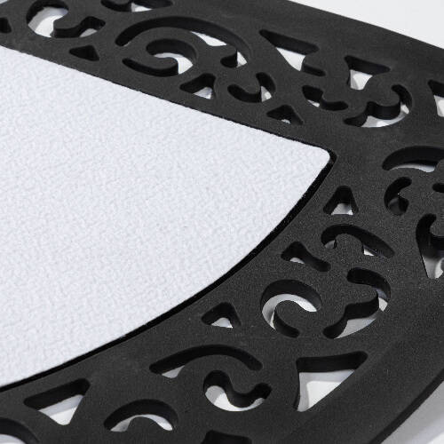 Zerbino semicircolare in PVC e feltro per sublimazione