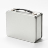 Scatola da pranzo in metallo per sublimazione - argento