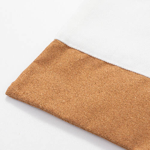 Borsa shopping 32 x 36 cm realizzata in tela e sughero per sublimazione