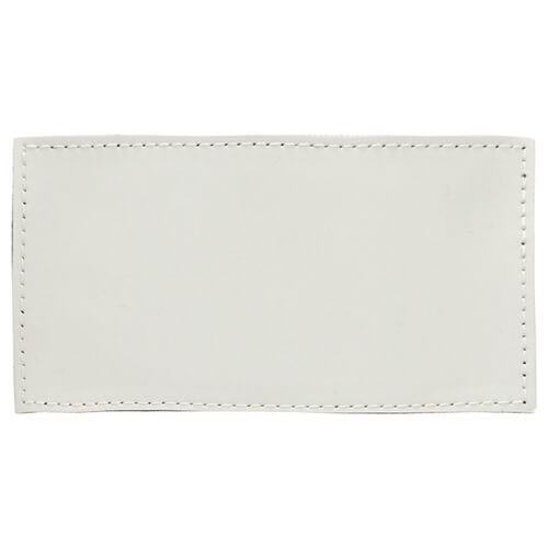 Toppa quadrata in pelle con velcro per la sublimazione