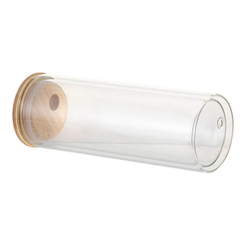 Mug in vetro da 600 ml con doppia parete per sublimazione