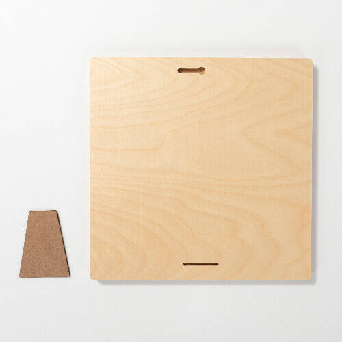 Cornice fotografica quadrata in compensato per sublimazione - 25,4 x 25,4 cm