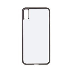 Custodia iPhone XR nero in plastica Sublimazione trasferimento termico
