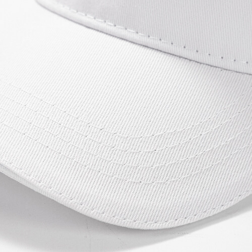Cappello da baseball in cotone per DTF e trasferimento termico - bianco