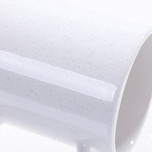 Tazza lucida e glitterata 330 ml per sublimazione