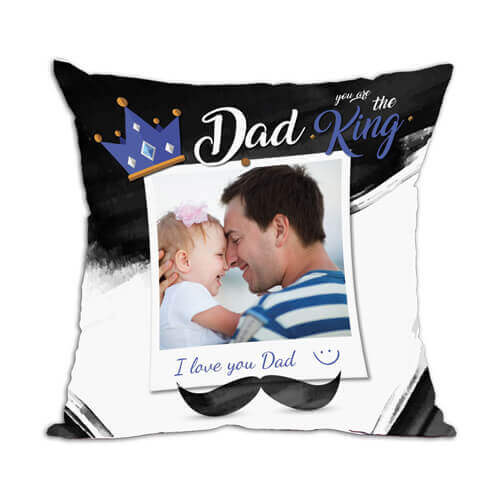 Federa in microfibra bicolore 38 x 38 cm per sublimazione - Baffi