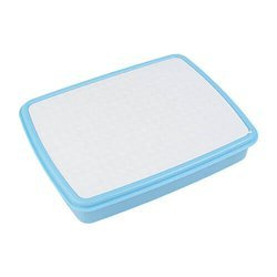 Lunch Box celeste per bambini - Stampa sublimatica a trasferimento termico