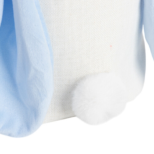 Borsa a forma di lepre per sublimazione - orecchie blu