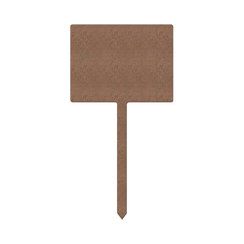Targa da giardino 9 x 17 cm in MDF per sublimazione