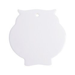 Supporto in ceramica per sublimazione - gufo