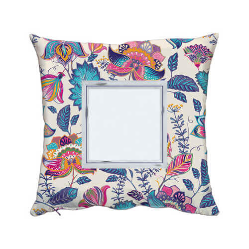 Federa in raso bicolore 38 x 38 cm per sublimazione - Floreal