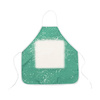 Grembiule in lino Bleached Starry Green per sublimazione