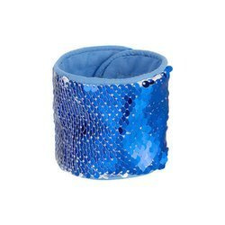 Braccialetto per mano con paillettes per sublimazione - blu