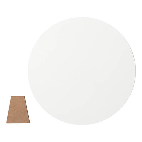 Cornice fotografica - cuore in MDF per sublimazione - Ø 30,5 cm