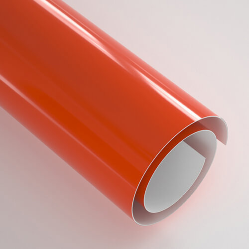 Pellicola autoadesiva 30,5 x 30,5 cm - 20 fogli - Glossy Orange