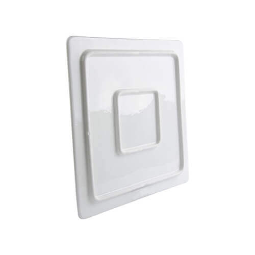 Piatto piano quadrato 22,5 x 22,5 cm per la sublimazione