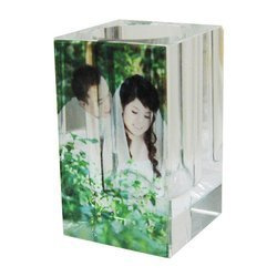 Foto cristallo portamatite modello SJ15