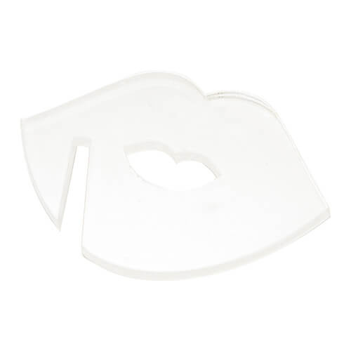 Appendino in vetro acrilico per sublimazione - labbra