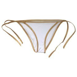 Mutandine da donna per sublimazione con bordo oro