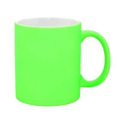 Tazza Fluo verde, opaco Sublimazione Termostampa