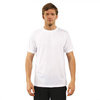 Maglietta Basic a maniche corte per Sublimazione – bianca