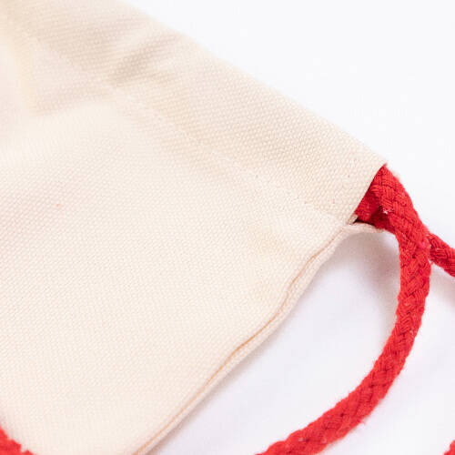 Borsa 50 x 70 cm con cordino rosso per sublimazione