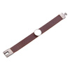 Bracciale in pelle con cerchio per stampa sublimatica  col. marrone