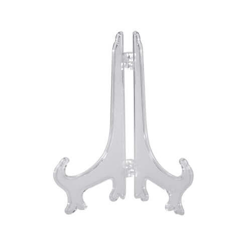 Cavalletto portapiatti  Ø 25 cm trasparente