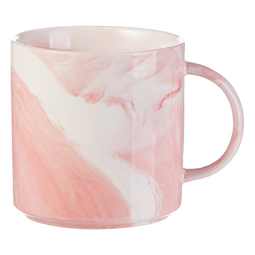Tazza 350 ml per sublimazione - marmo rosa