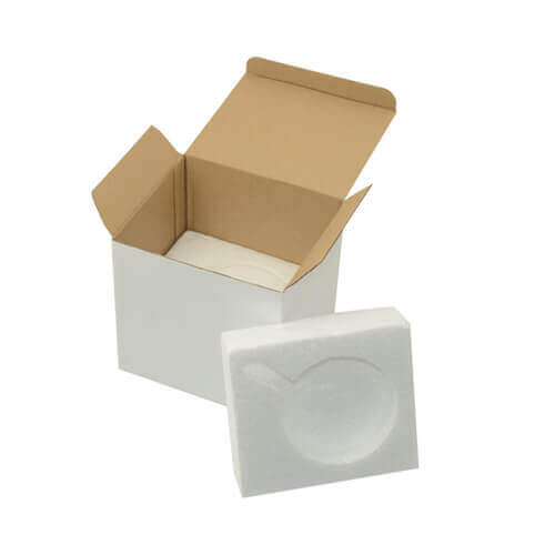 Scatola per tazza con inserto in polistirolo - Stampa sublimatica a trasferimento termico