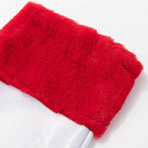 Calzino per sublimazione natalizio glitterato - bianco