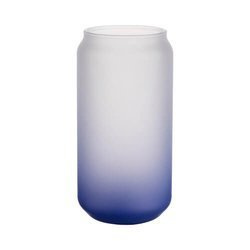 Vetro smerigliato da 550 ml per sublimazione - sfumatura blu navy