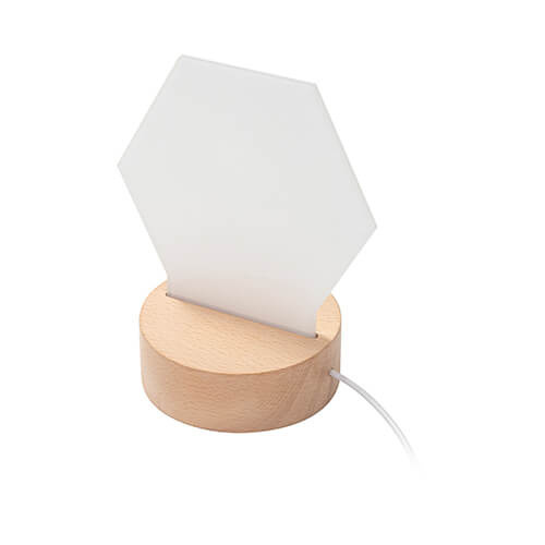 Cornice acrilica per sublimazione - esagono 15 x 14 x 0,5 cm