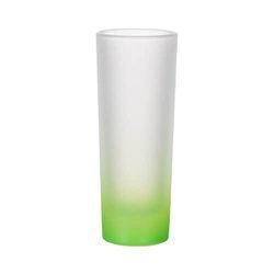 Un vetro smerigliato da 90 ml per sublimazione - sfumatura verde