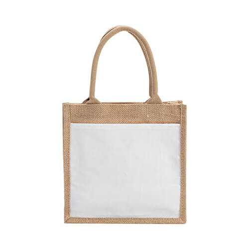 Sacco di juta 25 x 25 x 10 cm per sublimazione