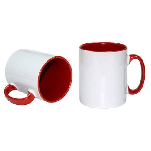 Tazza FUNNY 300 rosso Sublimazione Termostampa