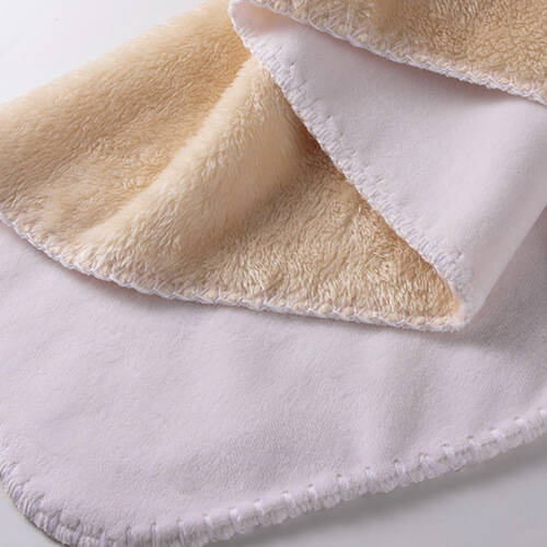 Coperta in microfibra e pile artico per sublimazione - kaki