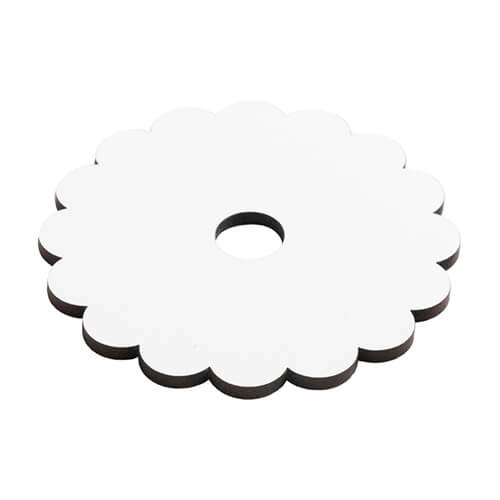 Targhetta portanome in fibra di legno per tazza da 1200 ml per sublimazione - ruota dentata